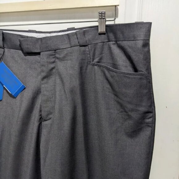 NWT Brooks Brothers | Gabardine Wool Trousers In Grey (40/34) - Picture 5 of 10